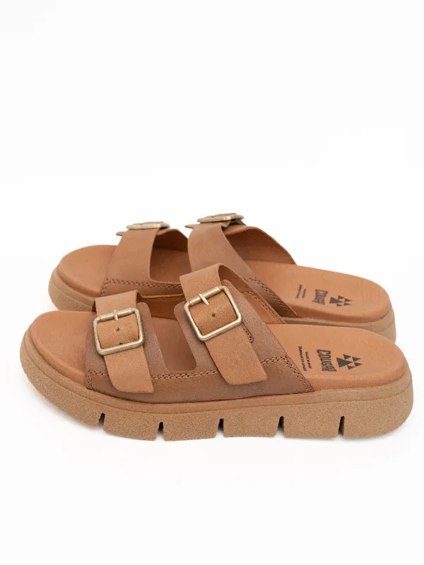 Cougar - Luxmotion Double Strap Slide‎ Sandals - Piera - Image 5