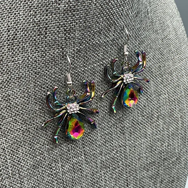 Spider Rhinestones Earrings Multiple - Image 4