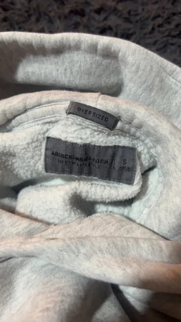 Sweatshirt Abercrombie Grey Oversized - Image 2