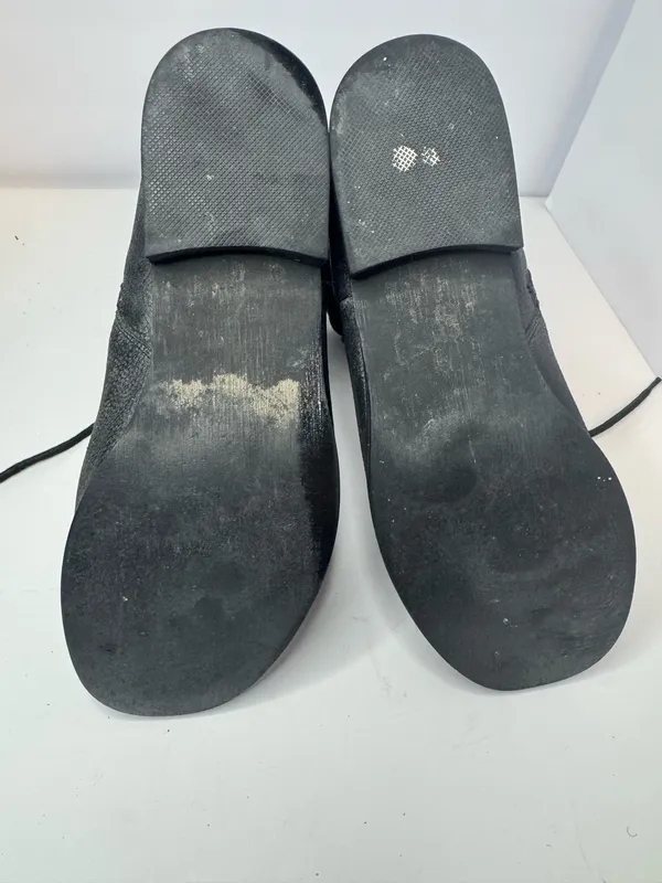 Jeffrey Campbell Black Leather Boots Size 9.5 - Image 7