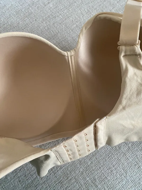 Nwt Truekind Supportive Comfort Wireless Shaping Bra Size Xl Beige - Image 13