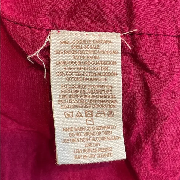 FREE PEOPLE Emma Embroidered Mini Swing Open Back Dress Boho in Magenta Size S - Image 9