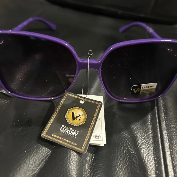 Luxury Purple Sunglasses - Image 9