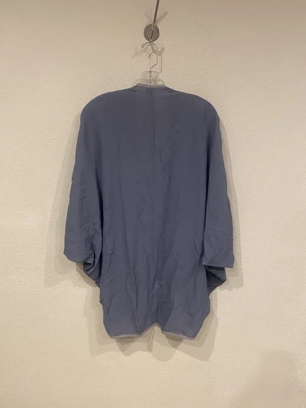 Blank London Kimono Blouse Womens One Size Blue Embroidered Floral Boho - Image 4