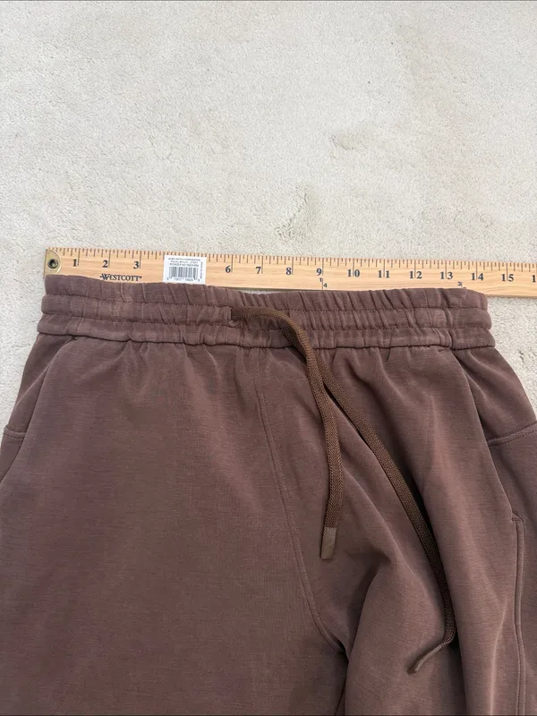 Colorfulkoala High Waisted Soft Drawstring Velvra Modal Sweatpants Brown Medium - Image 6