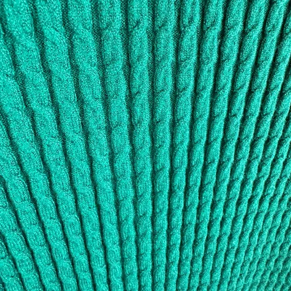 Adrianna Papell‎ Green Cable Knit Lightweight Crew Neck Sweater Button Detail M - Image 3