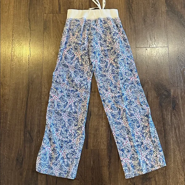Lilly Pulitzer The Beach Pant Linen Size XS - Image 2