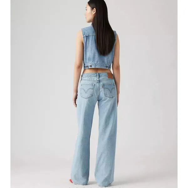 New Levi’s 29x30 Premium Low Loose Women's Jeans Probably OK Light Wash - Image 3