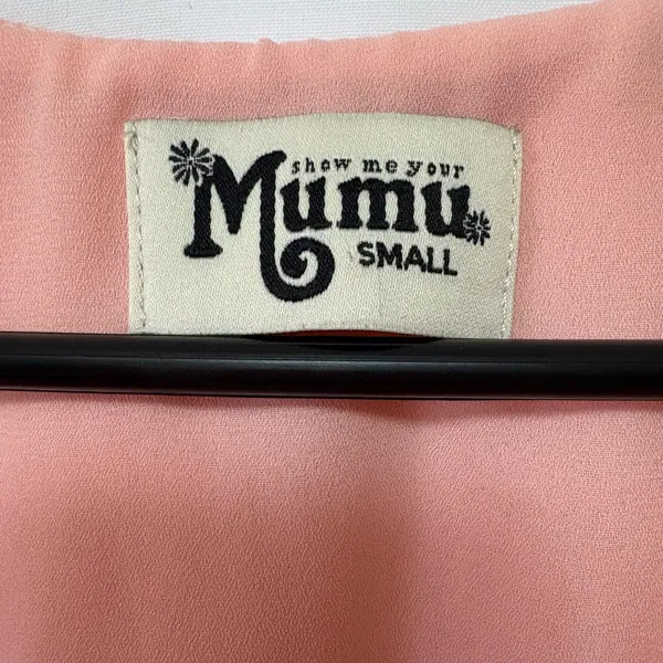 Show Me‎ Your MuMu Audrey Maxi Dress Size Small Womens Frosty Pink - Image 8