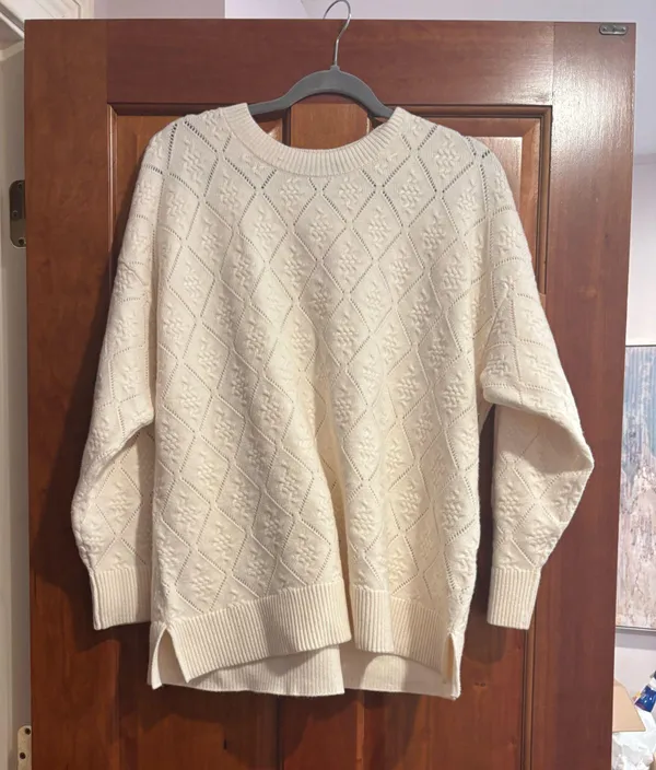 NWT Cyrus Cream Sweater!  XL - Image 6