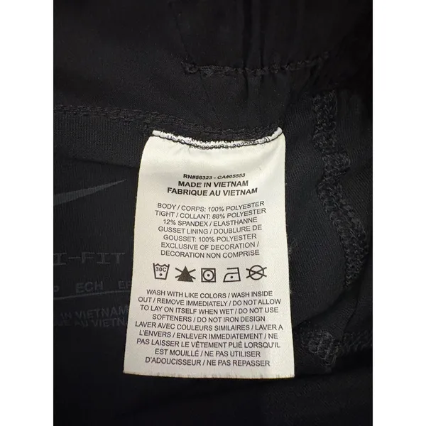 Nike Dri-FIT One 2-in-1 Shorts Womens XS Black DX6016-010 Running Training - Image 5