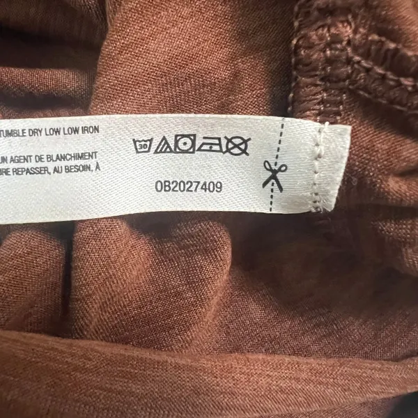Free People Movement Twist Front Heathered Crop Tank Top Brown Sporty Size S - Image 5