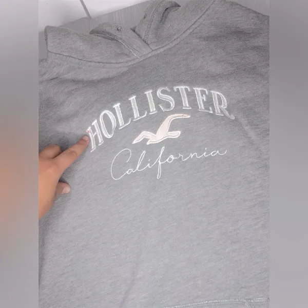 HOLLISTER Y2K Women’s Long Sleeve Embroidered Hoodie - Image 5