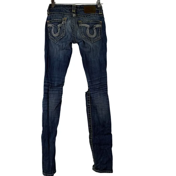 Big Star Women's Jenae Distressed Skinny Jeans Size 24R - Image 4