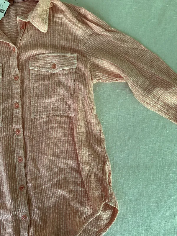 Free People Button Down Shirt - Image 5