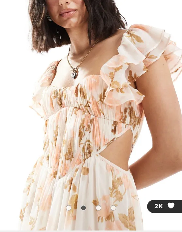 ASOS Floral Maxi Dress - Image 3