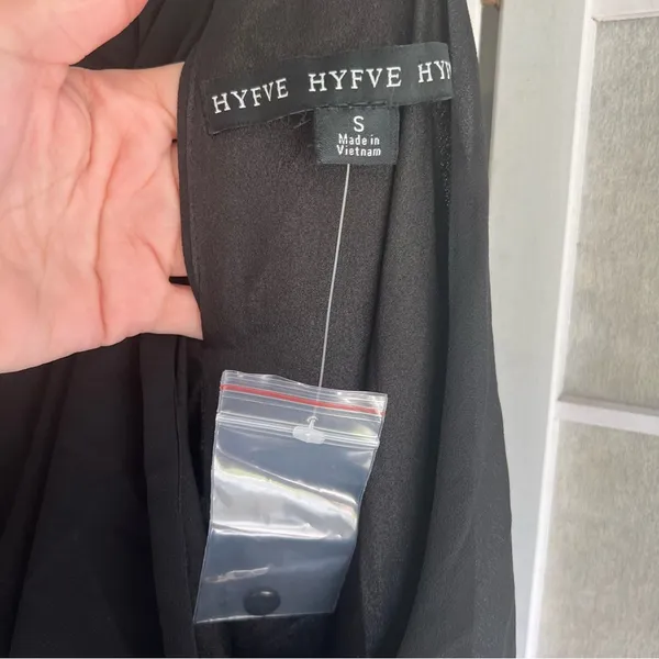 NWT HYFVE Layers of fabulous maxi dress small black halter dress - Image 10