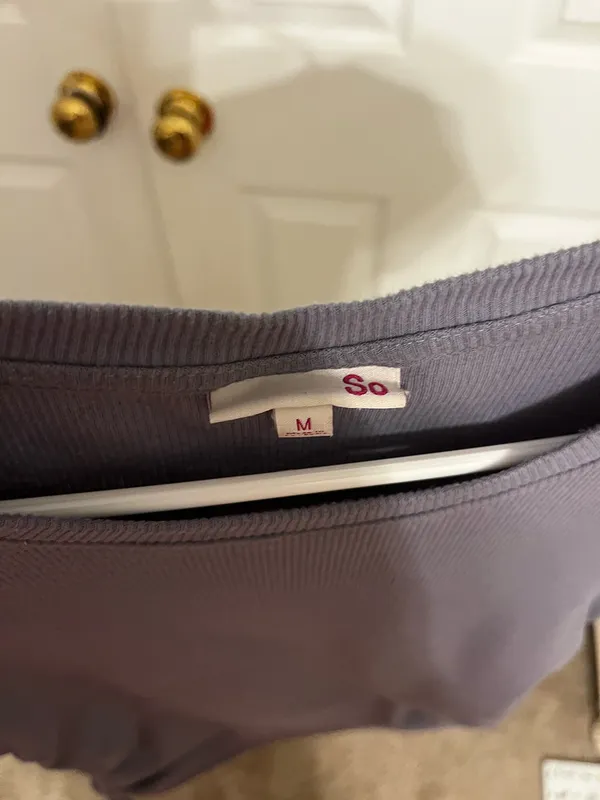 TJ Maxx Blue Grey Top - Image 2