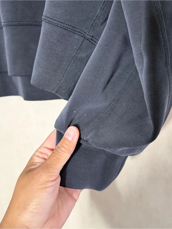 Lululemon Women’s Softstreme Perfectly Oversized Cropped Crew in Gray Black 4 - Image 14