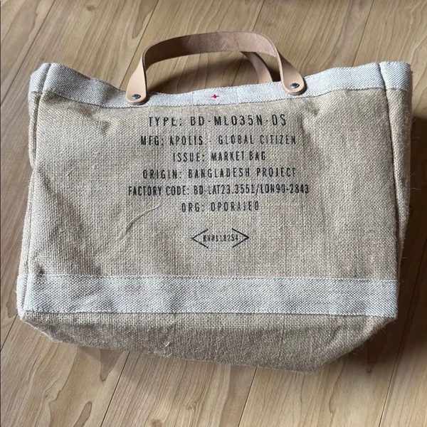 Örebella Tan Canvas Tote Bag - Image 3