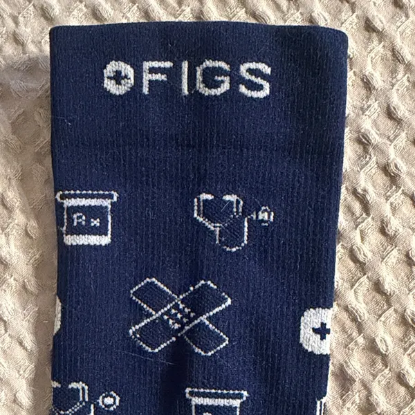 Figs Navy Medical Icon Compression Socks - Image 5
