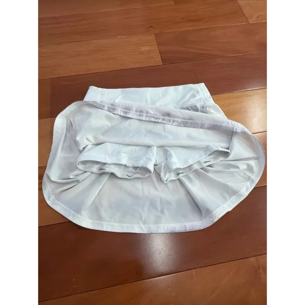 Lululemon Pace Rival Skirt Womens White Purple Tie Dye Athletic Skort Size 0 - Image 4