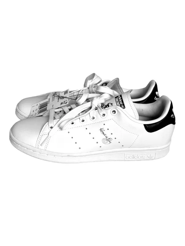 Adidas Women 7.5 Stan Smith & Kermit The Frog Unisex Sneakers White NWT - Image 2