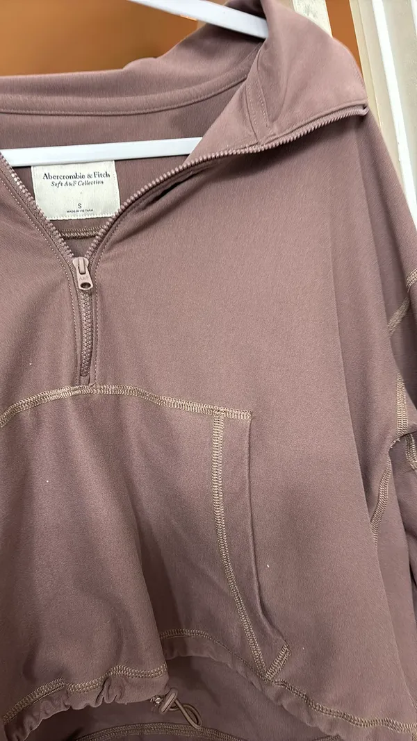 Abercrombie Quarter Zip Jacket - Image 4