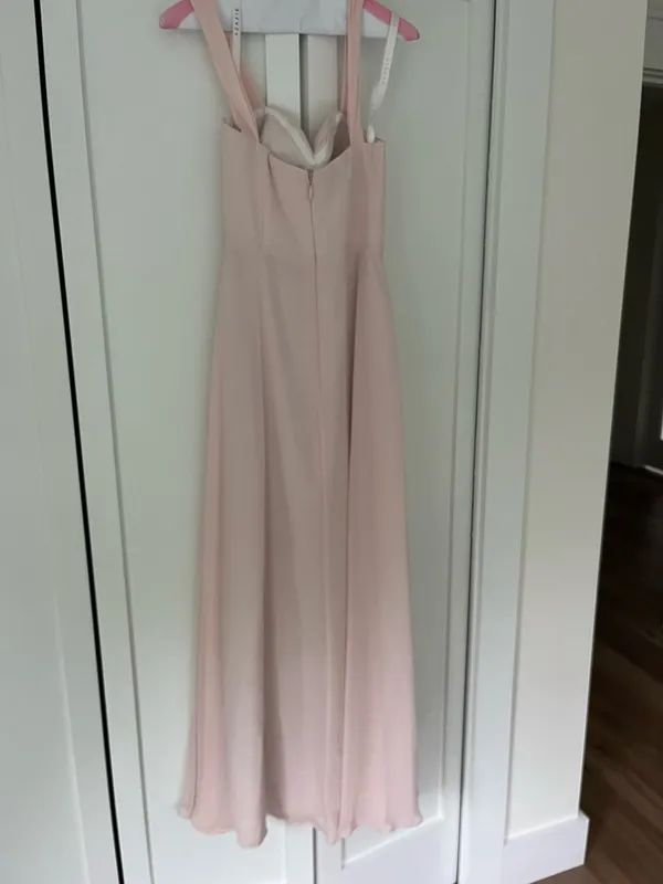 Azazie Bridesmaid Dress Aaron Blushing Pink - Image 5