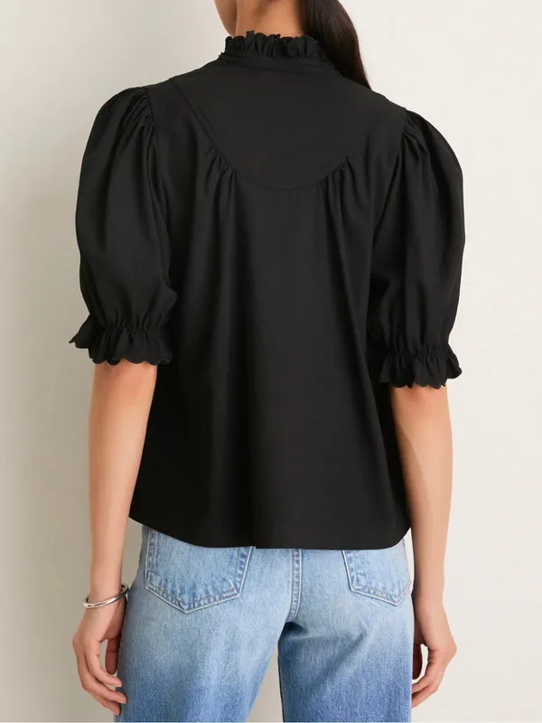 Pomander Place Black Selena Blouse Size: XS - Image 3