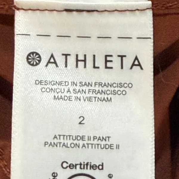 Athleta Attitude II Jogger Pants Size 2 Yoga Pilates Workout Running‎ Ruched - Image 6