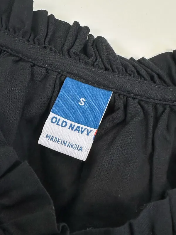 Old Navy Waist-Defined Ruffled Midi Dress - Image 5