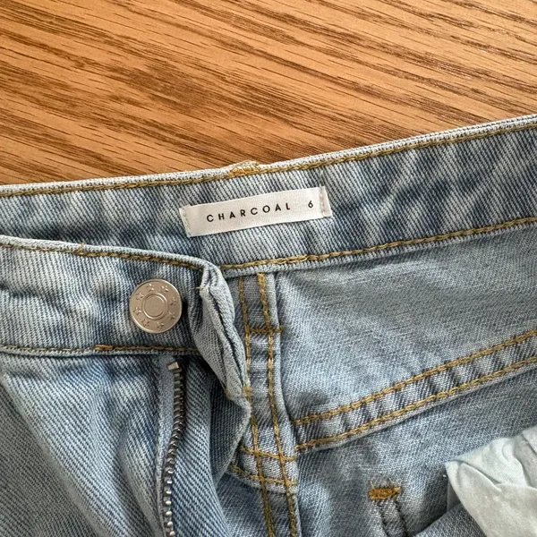Denim mini skirt Size 2 - Image 2