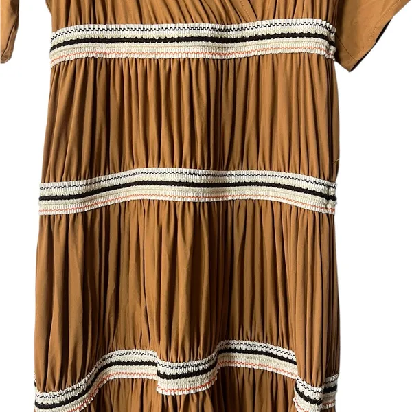 Limited Edition Zara NWOT women’s Studio Contrasting Gathered Dress - Image 9