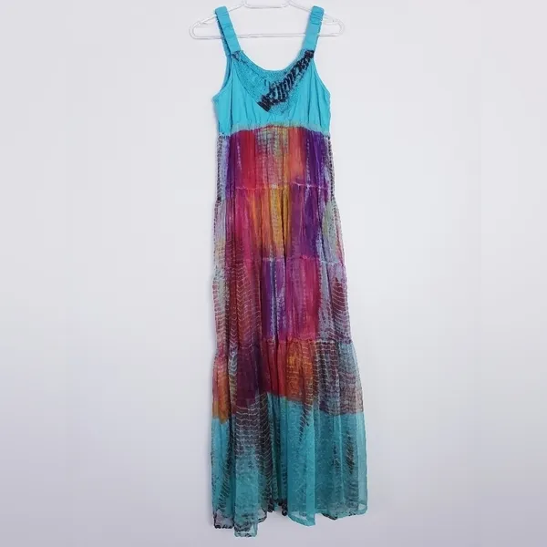 Anthropologie Lola P. Boho Tie Dye Maxi - Image 2