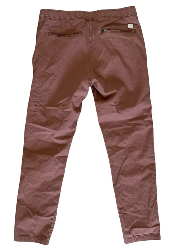 Vuori Womens Ripstop Pants Mauve Dusty Rose Pink Drawstring Cargo Medium - Image 4