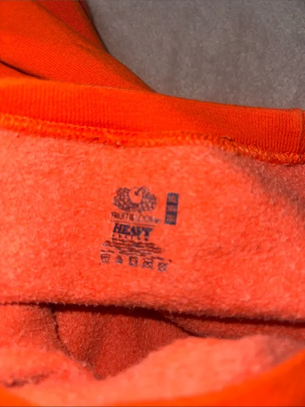 Fruit of the Loom Syracuse College Oversized Cropped Graphic Crewneck - Image 4