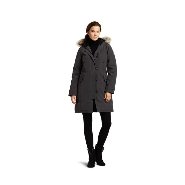 Canada Goose Kensington Parka Goose Down Puffer Jacket Women’s XS Black Coat - Image 3