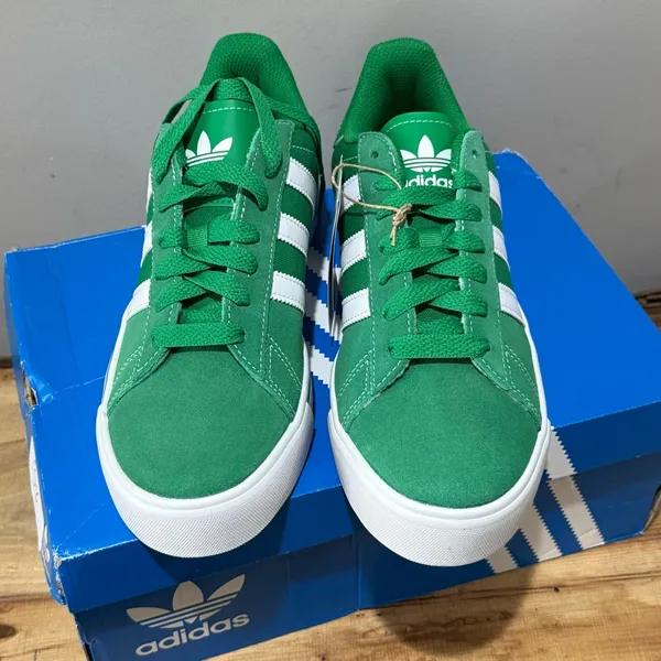 Adidas‎ Campus ADV Green Suede Gum Sole Sneakers NIB 8.5 - Image 3