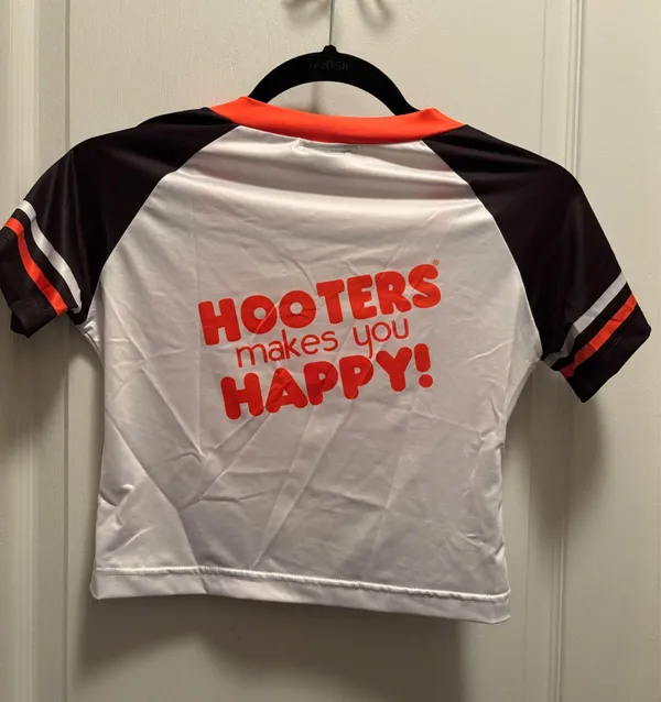 Hooters Girl Uniform Jersey Football - Image 2