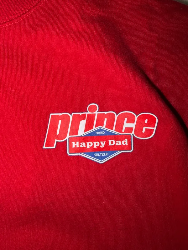 Happy dad crewneck Red Size L - Image 4