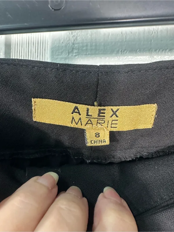 Alex Marie Black Slacks Size 8 EUC - Image 5