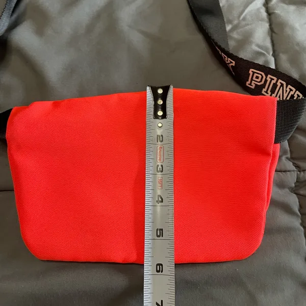 Victoria's Secret Pink ORANGE Fanny Pack Waist Purse Pouch Bag - Image 2