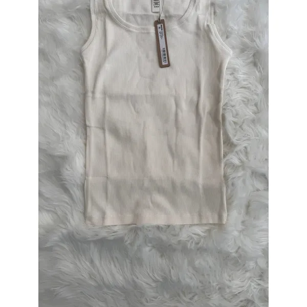 Skims Cotton Rib Tank Marble Size Medium - Image 5