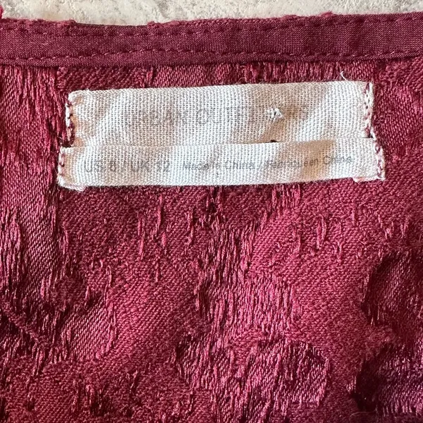 Urban Outfitters Hallie Embroidered Floral Square Neck Button Mini‎ Dress Size 8 - Image 7