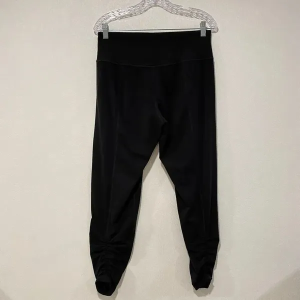 Athleta Black Ruched Ankle Jogger Pants Women’s Size Small - Image 2