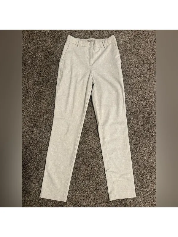 H&M Women Grey Slim Ankle Pants Size 0 - Image 2