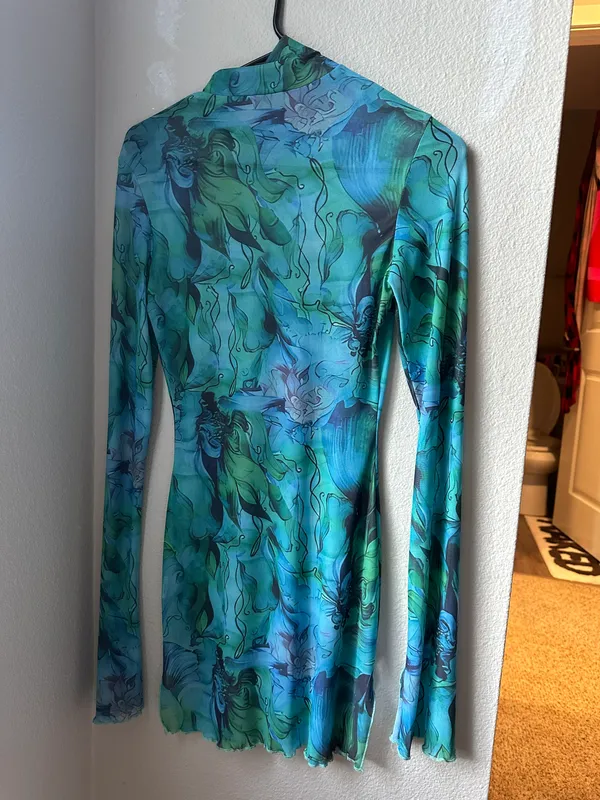 Blue Blush Blue Green Dress - Image 2