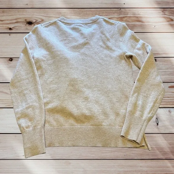 J.Crew Mercantile Womens XS ~ Knit Wool Blend Crew‎ Neck Sweater casual party - Image 2