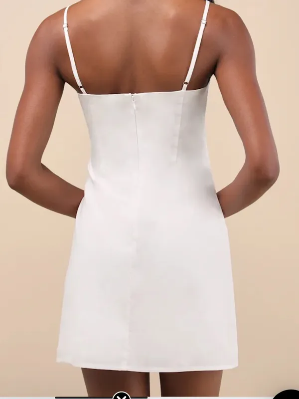 Lulus Finnlyn Ivory Embroidered Sleeveless Mini Dress - Image 2